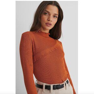 NA-KD Knitted Sweater With Baby Hat Detail